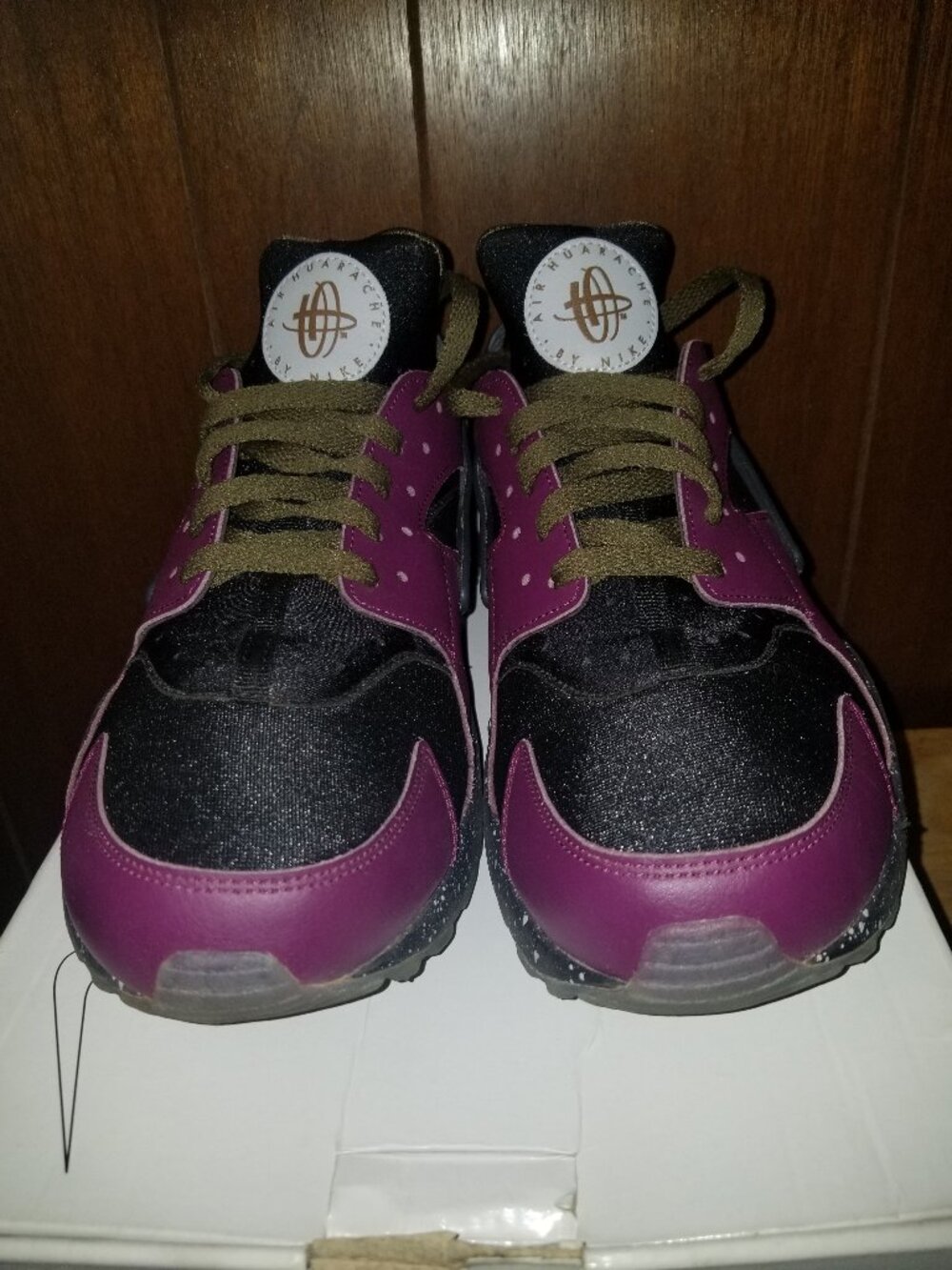 Nike by You ID Air Huarache 777330-962 Running Training Deep Purple Size 12
